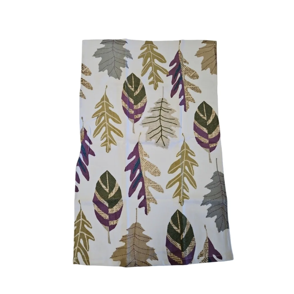 Sonoma Sunflower & Leaf Hand Towels‎